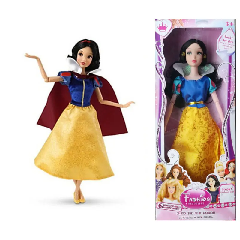 Оригинальная кукла Disney Белоснежка жасмин Белль Аврора Рапунцель Ариэль
