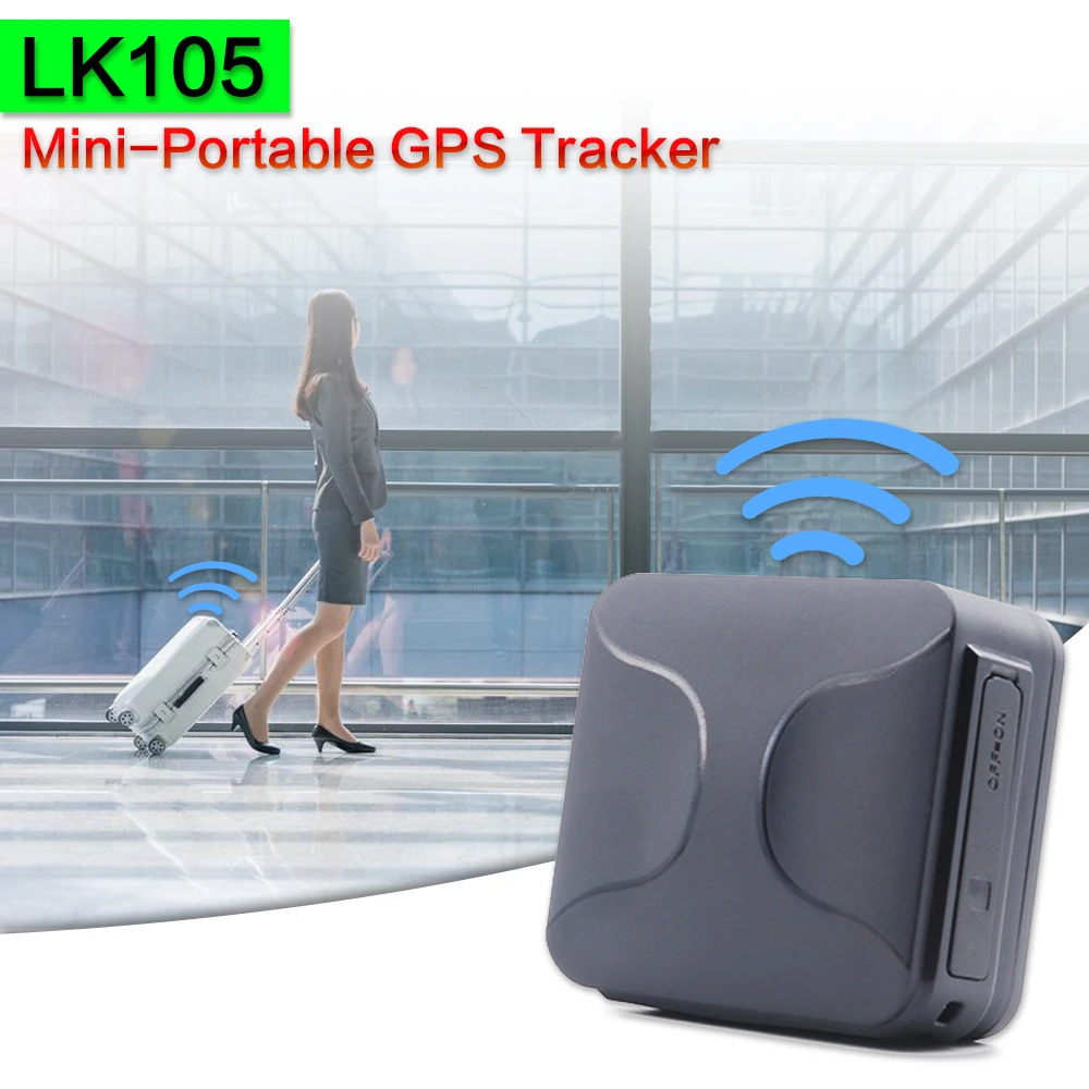 Мини-локатор LK105 для слежения за gps от потери для детей/Персональный gps-трек с 1400 мАч несколькими режимами работы Wifi LBS gps определение местоположения