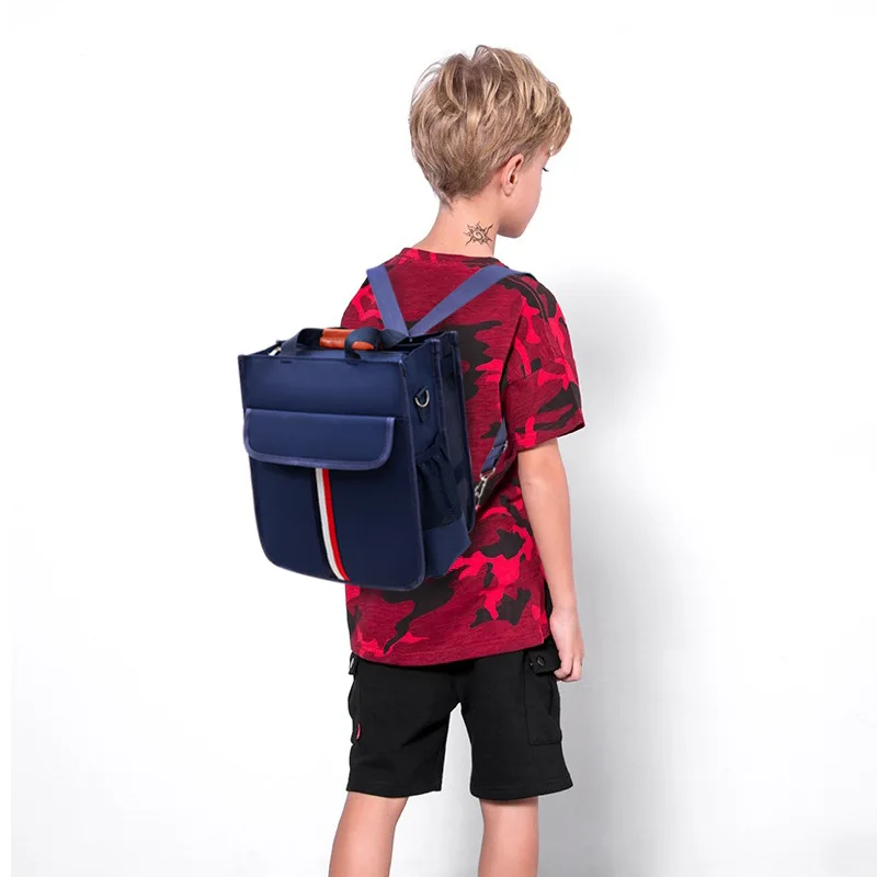 

Child bu xi dai Young STUDENT'S Bag Handbag Tuition Package mei shu dai Crossbody Bag Backpack School Bag