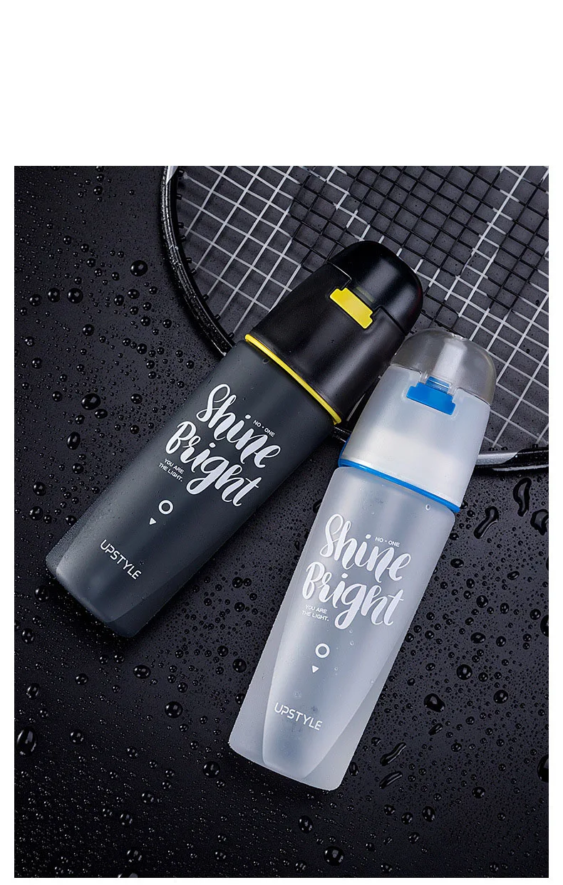 NANGUFANG/600ml water bottle plastic water bottle for outdoor sports fitness cycling hiking Portable leakproof my water bottles