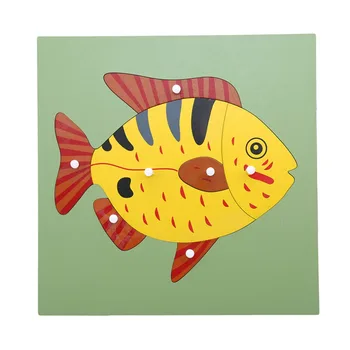 

2019 New Cartoon Lovely Animal And Plant Panels Puzzle Children Teaching Aids Early Learning & Education Puzzle Toy