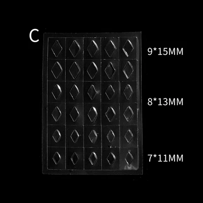 1 лист, сделай сам, Алмазный трафарет для ногтей, трафарет, направляющие, инструмент для прессформы, 3D полые наклейки, плесень, хлопья, ремесло, УФ-гель, инструменты для маникюра, дизайна ногтей - Цвет: C