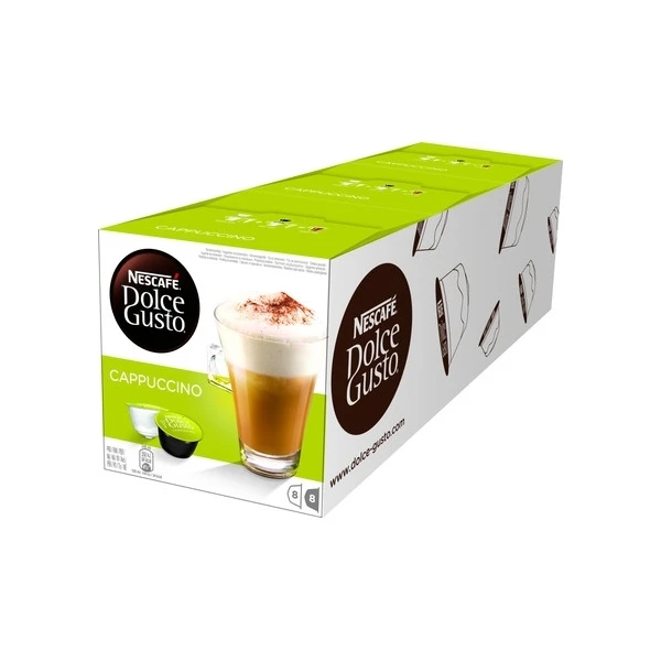 Capsule Caffè Dolce Gusto Cappuccino Confezione 3X16 Cappuccino