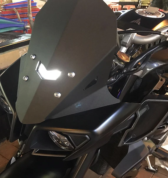 Artudatech ветровое стекло для мотоцикла ветрозащитная для Yamaha MT-10 MT 10- ветровое стекло Верхнее Крепление ветрового стекла