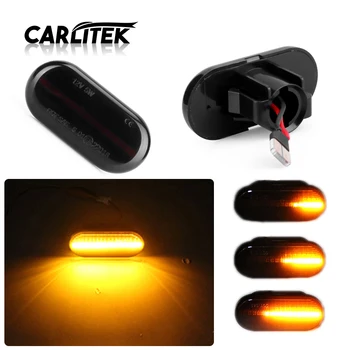 

Carlitek Error Free Dynamic Side Marker Led Turn Signal Lights For Nissan Opel Dacia Duster Renault Megane KANGOO Smart Fortwo