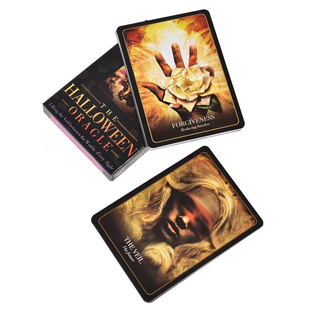 36pcs The Halloween Oracle Tarot Cards Board Games Halloween Party Playing  Cards Full English PDF Instructions Tarot Board Card - AliExpress Toys &  Hobbies