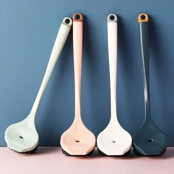 

Long Handle Brush Eraser Hanging Kitchen Toilet Bathroom Cleaning Brush Long Handle Brush Household Cleaning Tool Accessory @35