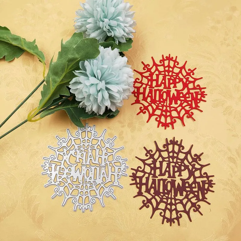 

Spider Web Paper Cut Metal Craft Dies Card Making Halloween Stencils Diy Manual Scrapbooking New Embossing Dies 2020