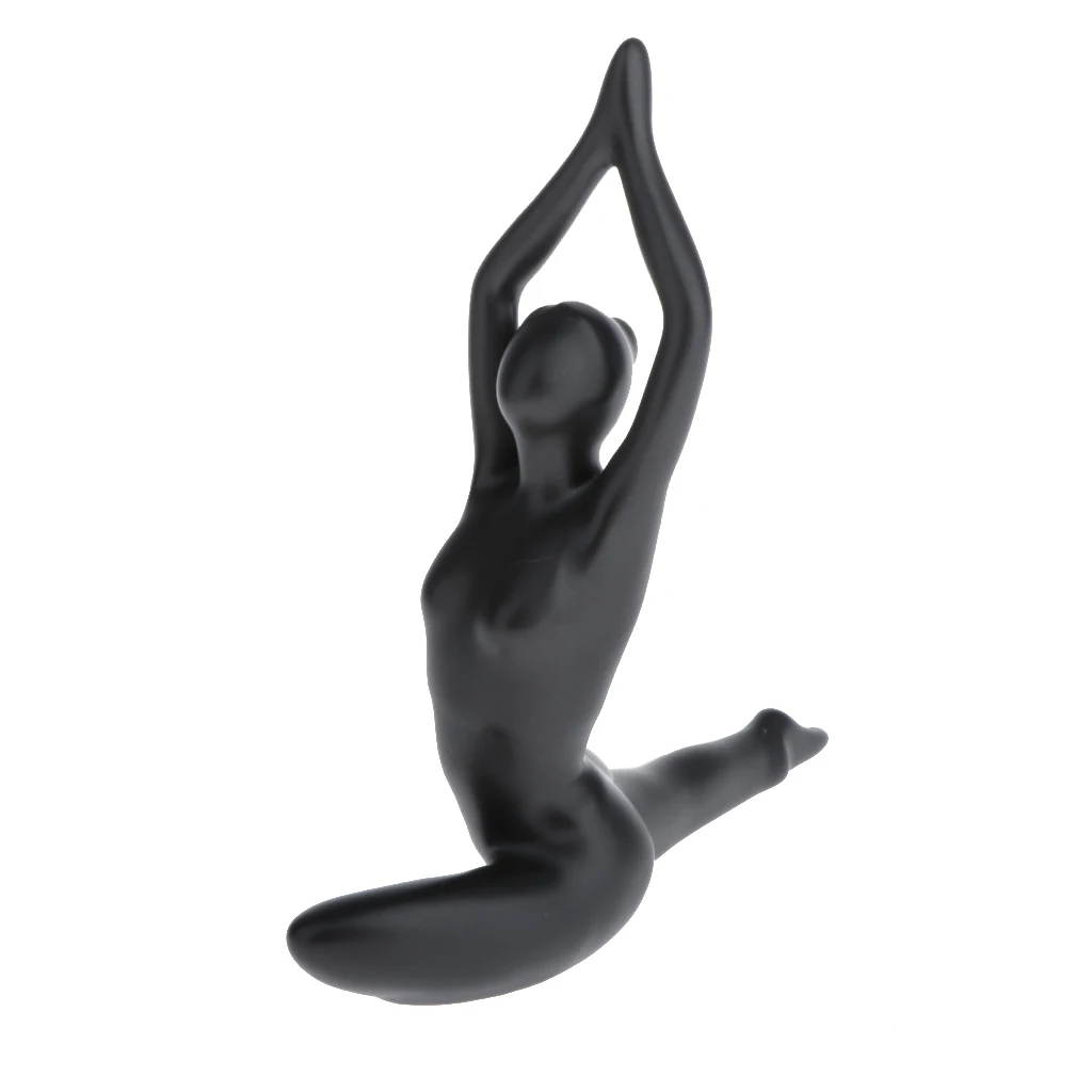 Tabletop Ceramic Dressing Table Decoration Modern Simple Creative Ornament Accessories Yoga Girl Home Decoration Ornament