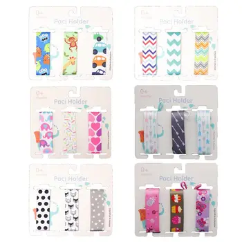 

3Pcs Baby Pacifier Clips Nipple Soother Teether Leash Holder Anti Dropped Rope Chain Infant Supplies