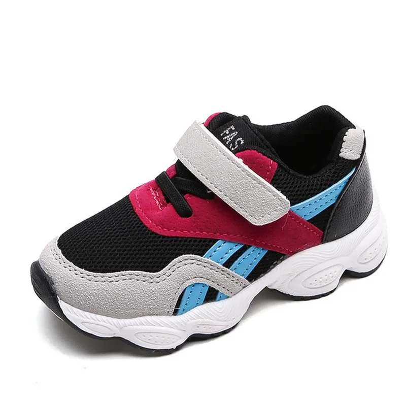 

Kids Sneakers Children Sports Shoes Boys Girls Spring Damping Outsole Slip Patchwork Breathable Running Shoe Winter Warm