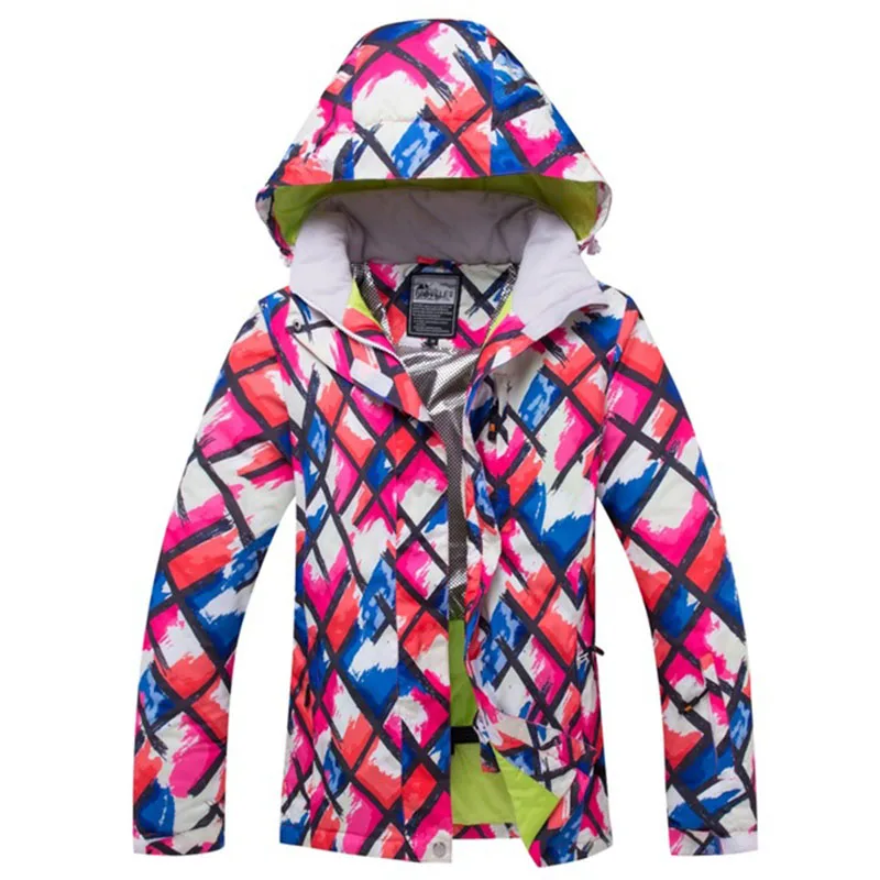 Женские лыжные куртки, зимние уличные теплые пальто, водонепроницаемые ветрозащитные женские куртки для катания на лыжах и сноуборде, утепленные флисовые спортивные пальто