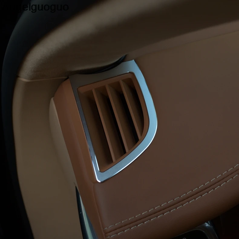 Car Styling Dashboard Air Conditioning Outlet decoration frame sequins cover trim for Porsche Panamera Cayenne