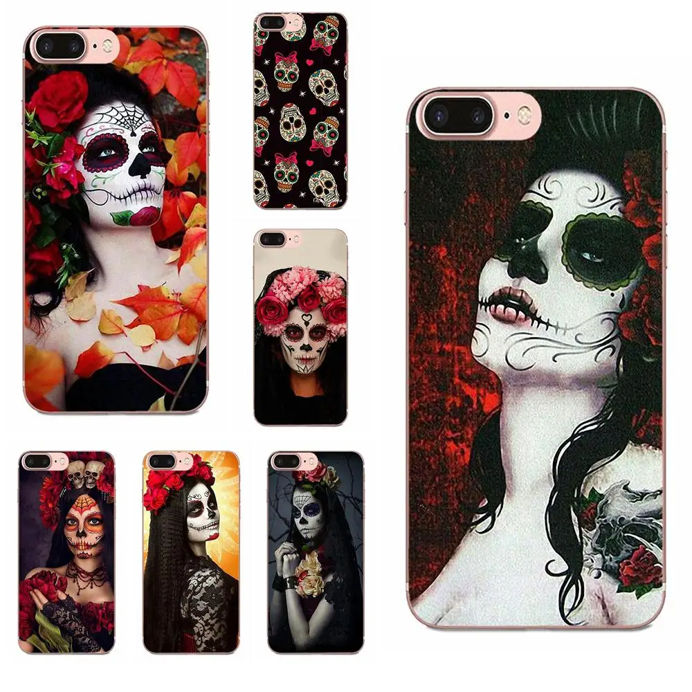 Catrina красивая роза с изображением черепа для девочек Galaxy Alpha Note 10 Pro A10 A20 A20E A30 A40 A50