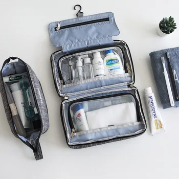 

Multifunction Travel Waterproof Cosmetic Bag Women Travel Makeup Essential Wash Handbag Toiletry Kit Accessories Supplies Items