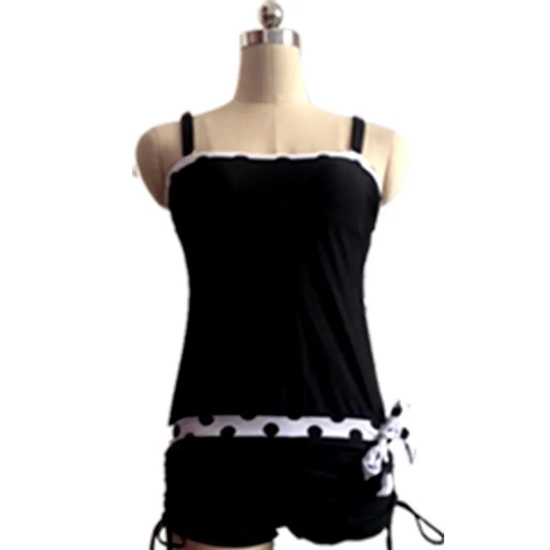 

2019 New Style Plus-sized Version Fat Swimwear Europe And America Fashion Camisole One-piece WOMEN'S Swimsuit Swimwear
