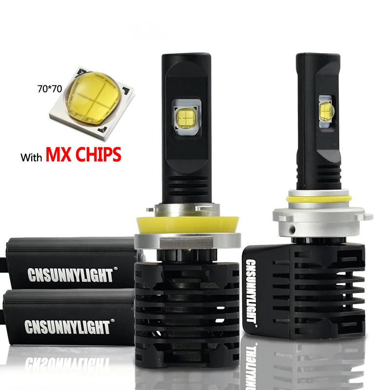 P8S Canbus LED Car Headlight Bulb 9005 HB3 9006 HB4 MX70 Chips 14000Lm 5700K No Error Auto lamps Super Bright Lighting Accessory