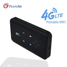 TIANJIE – routeur Wifi 4G sans fil, déverrouillage, antenne externe (cadeau), MIFi LTE, haut débit, carte Sim, 150M, point d'accès réseau de poche Portable