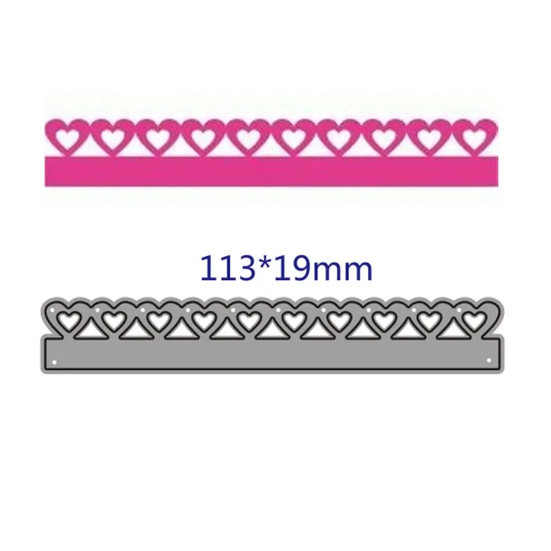 

Металлические пресс-формы боковая полоса любовь одежда Украшение скрапбукинг Бумага Крафт Нож Форма лезвие перфоратор трафареты штампы
