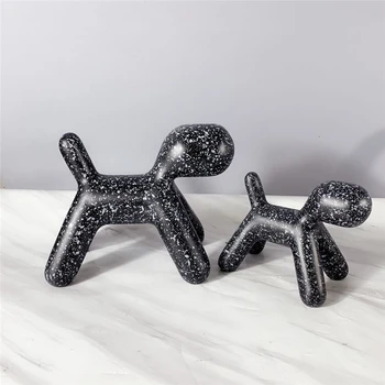 

Resin Light Luxury Home Decor Simulation Dog Decoration Creative Dalmatian Dog Statue Decoration