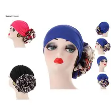 

Beautiful Beanie Headwrap Fine Workmanship Lady Windproof No Brim Beanie Hat Scarf Hat Turban Cap