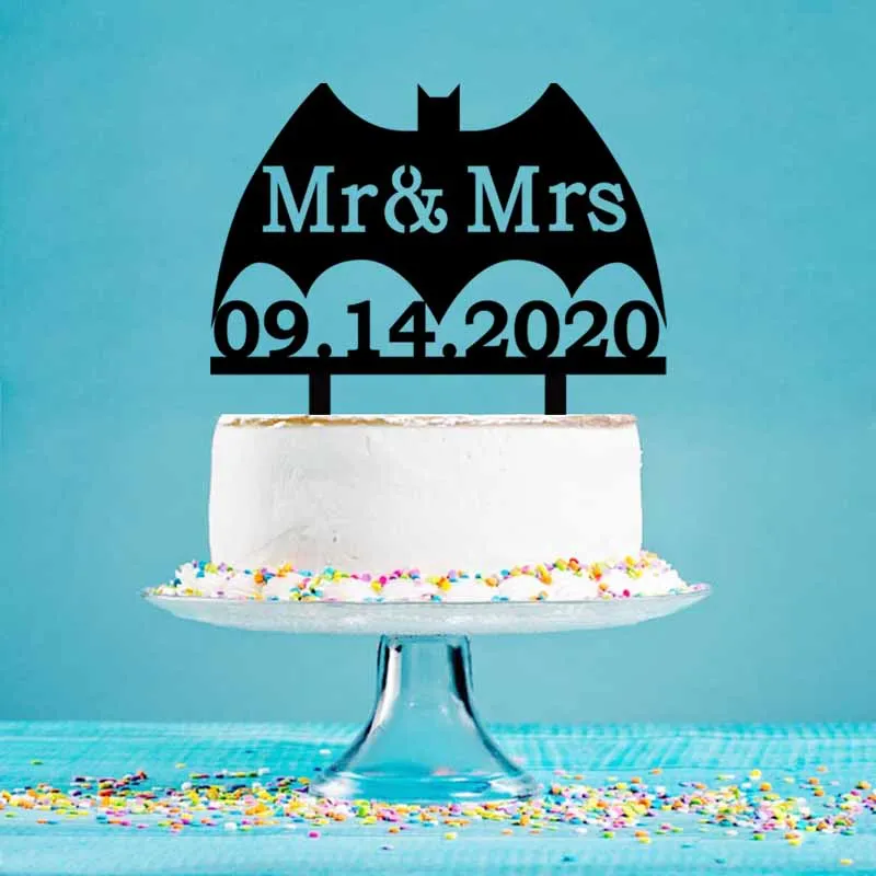 Персонализированный Топпер для свадебного торта Mr &amp Mrs на заказ свадебная Дата