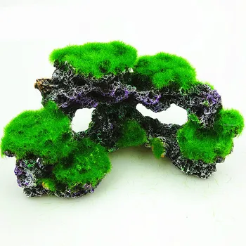 

FISH TANK LANDSCAPE DECORATION SIMULATION MOSS CORAL REEF ORNAMENTS SIMULATION UNDERWATER STONES AQUARIUM DECORATION BACKGROUND