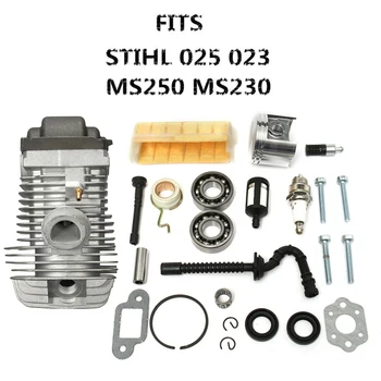 

Replacement Cylinder Piston kit Repair Power tools 025 023 MS250 MS230 Chainsaw