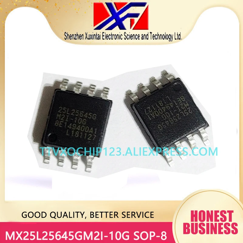5Pcs/Lot MX25L25645GM2I-10G MX25L25645GM2I-10GTR MX25L25645GM2I- FLASH - NOR Memory IC 256Mb (32M x 8) SPI 120MHz 8-SOP | Обустройство
