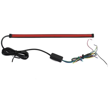 

Switchback LED Light Strip Lamp Tubes Motorcycle Tail Brake Turn Signal Strip Lights New