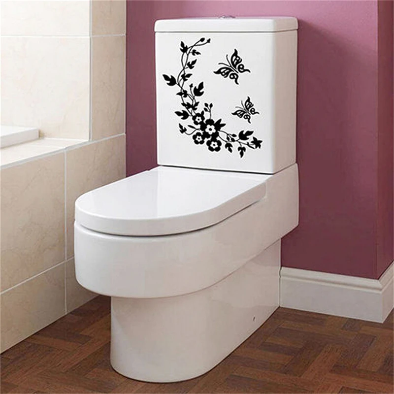 wedding decoration new resin bathroom five piece washing suit toilet household articles bath and wedding gifts 1PCS Funny Novelty Butterfly Flower Toilet Seat Sticker Decal Fashion 3D Wall Stikcers On The Wall Home Decoration