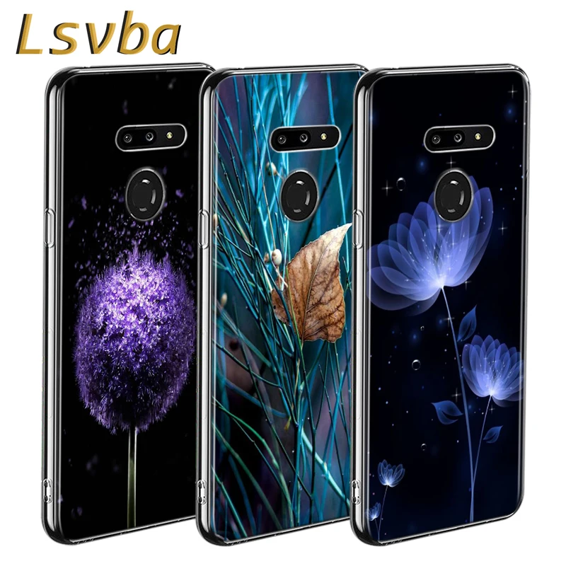 

amazing flowers Style for LG W20 W10 V50S V50 V40 V30 K50S K40S K30 K20 Q60 Q8 Q7 Q6 G8 G7 G6 ThinQ Phone Case