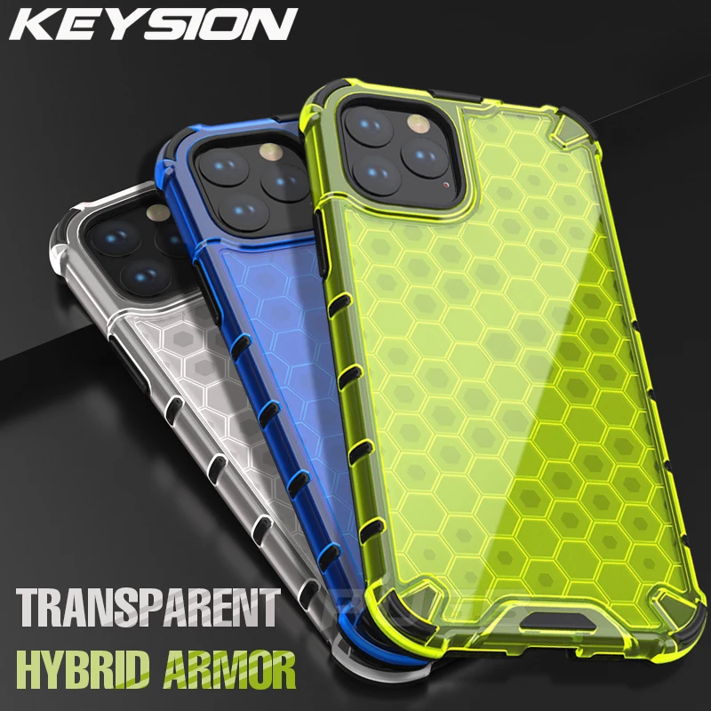 Противоударный защитный чехол KEYSION Airbag ДЛЯ iPhone SE 2020 Новая прозрачная задняя