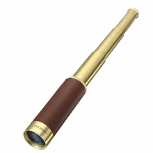 Professional Telescope Spyglass leather Monocular Pirate Monocular High bag 25X30 Vision Astronomical power Eyepiece with Free P