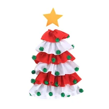 Крышка бутылки вина вечерние украшения подарок Защитная пентаграмма Мини в виде праздничной рождественской елки аксессуары Милая матовая ткань