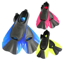 Adult Children Short Fins Snorkeling Swimming Diving Training Fins Portable Short Fins Swimming Fins Swimming Training Device