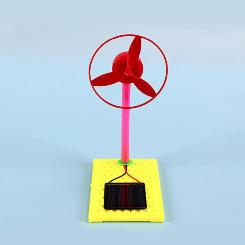 Солнечный вентилятор модель DIY маленькое производство пластиковый сборочный комплект материалов