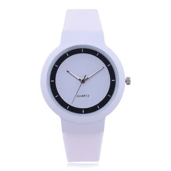 

2020 Fashion Silicone Band Analog Quartz Round Wrist Watch Watches Rhinestonequartz watch relogio feminino the women wrist watch