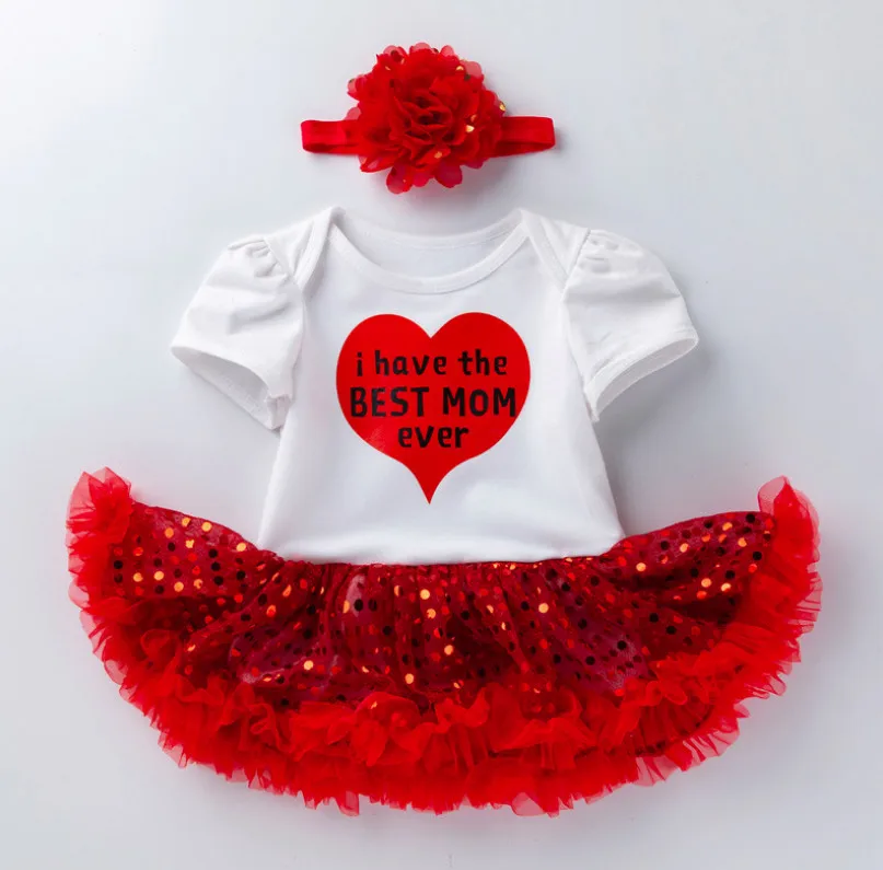 Новый комбинезон для маленьких девочек с кружевной пачкой и повязкой на голову