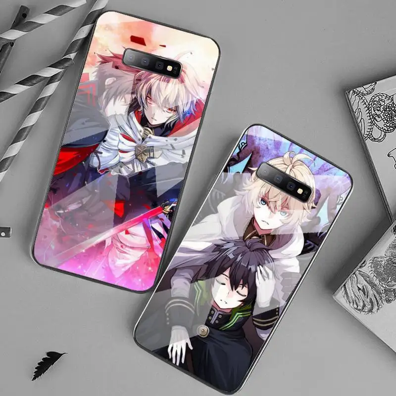 

Seraph Anime Passionate vampire Phone Case Tempered glass For Samsung S6 S7 edge S8 S9 S10 e plus note8 9 10 pro