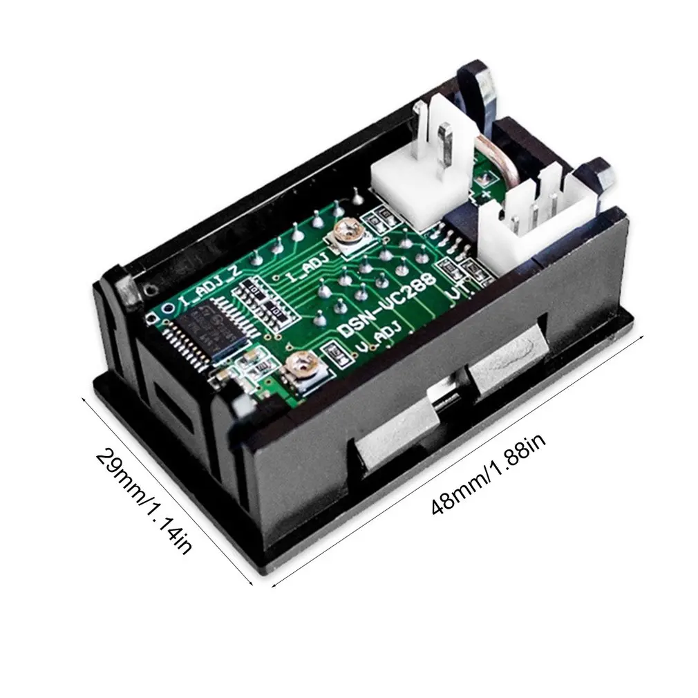 DC 0-100V Цифровой dс, amp Вольты ампреметр Вольтметр Амперметр переменного тока 2 в 1 2-х цветный СВЕТОДИОДНЫЙ Напряжение измеритель силы тока доска