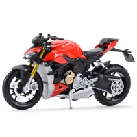 Maisto 1:18 Ducat Super Naked V4 S Static Die Cast Vehicles Collectible Hobbies Motorcycle Model Toys 1