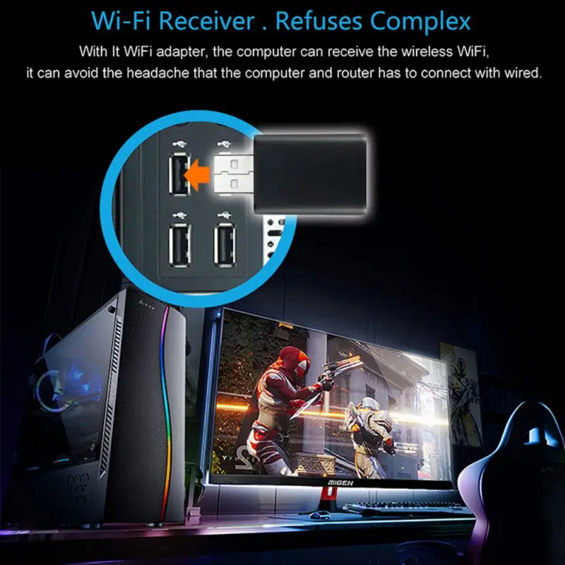 USB 2,0 Wi-Fi адаптер Dual Band портативный приемник Bluetooth для Windows Vista/XP/WIN7/8/8,1/10 32/64bit