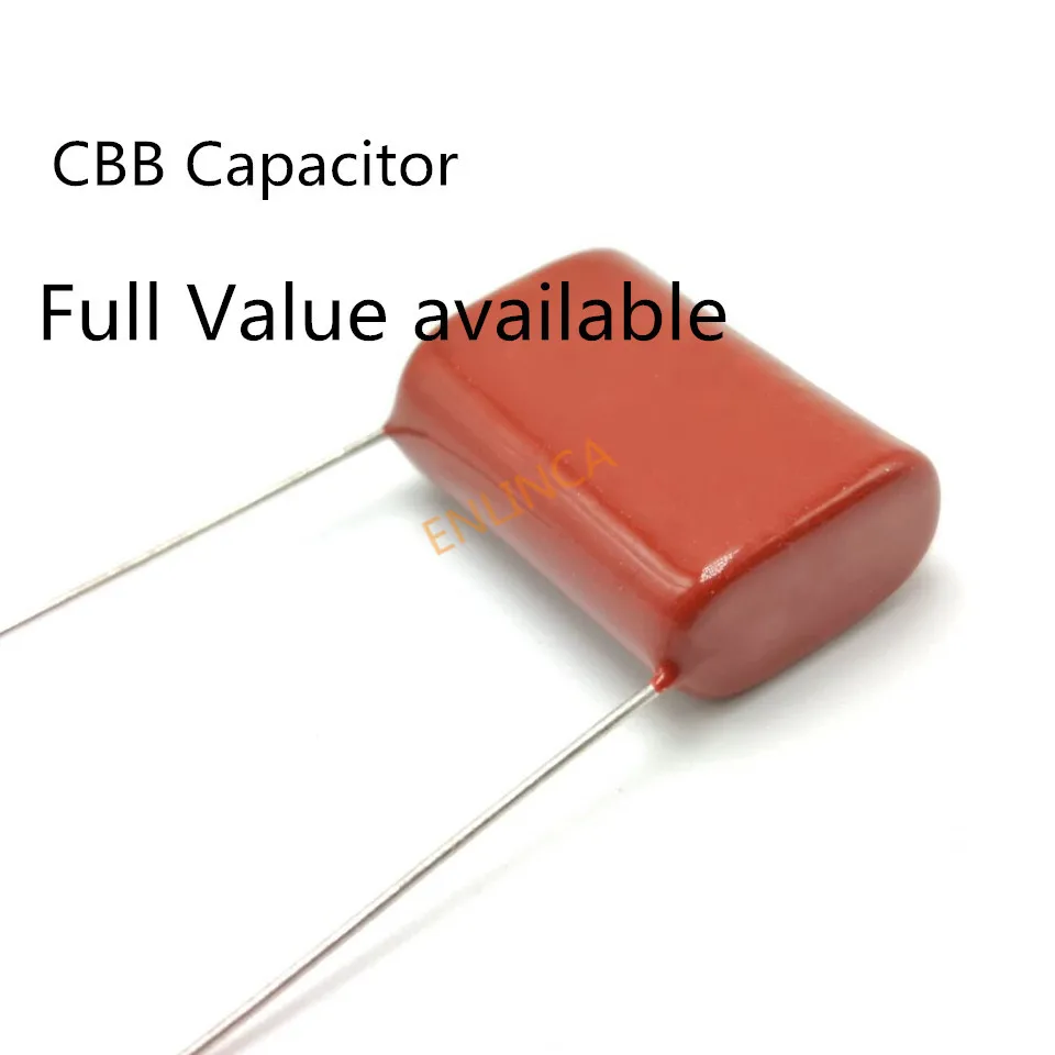 200Pcs 2.2UF 100V CBB Polypropylene Capacitors Radial Metallized Film Capacitor