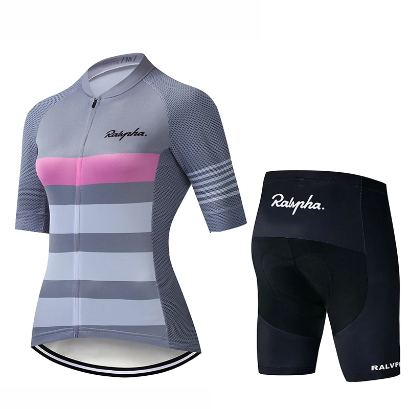 Велосипедная одежда Raphaful 2021 Pro Team Ropa Ciclismo Mujer с коротким рукавом Велоспорт Джерси