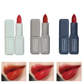 

1Pcs Women Waterproof Lip Sticks Cosmetic Lip Tint Lips 3 Colors Lip Velvet For Red Lipsticks Makeup Matte Nude Matte Color R6G0