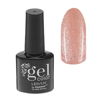 

Gel polish for nails, 5284-405, three phase, LED / UV, 10ml, color 5284-405 light beige glitter