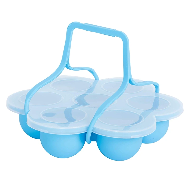 

New Silicone Egg Bites Mold with Clip-On Lid & Handles Other Pressure Cookers Accessories | Baby Food Storage, Baking Mold, Ice