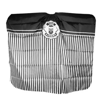 

Retro Striped Hairdressing Gown Professional Salon Haircut Cape Cloth for Barber GXMC