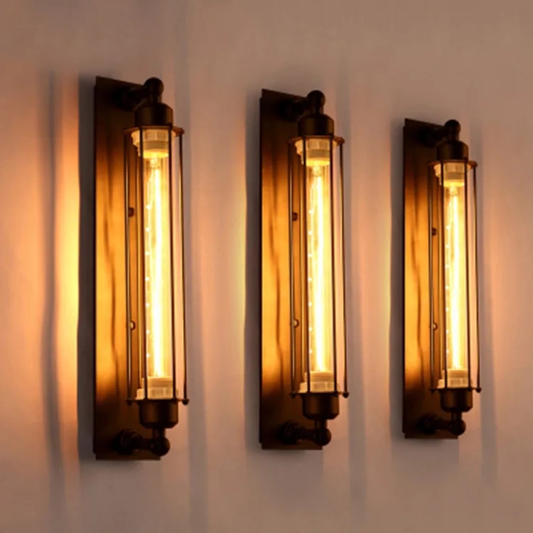 

Loft American Vintage Industrial-Style Wall Lamp Northern European-Style Bar Coffee Shop Creative Hallway Balcony Alcatraz Wall